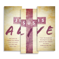 "Alive" Banner Triptych