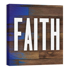 Colorful Wood Faith 