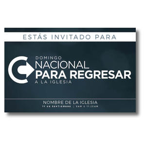 Back to Church Sunday Logo Spanish 4/4 ImpactCards