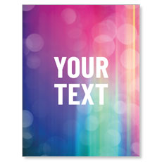 Colorful Lights Your Text 