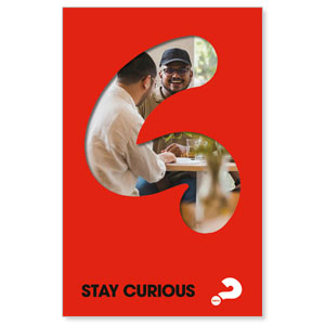 Alpha Stay Curious People Medium InviteCards