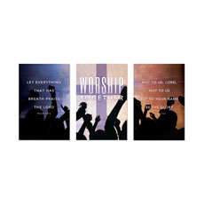 Worship Loud Triptych 