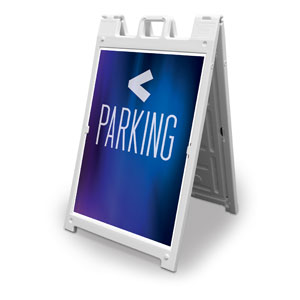 Aurora Lights Parking 2' x 3' Street Sign Banners