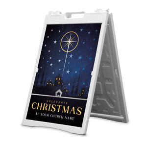 Bethlehem Christmas Star 2' x 3' Street Sign Banners