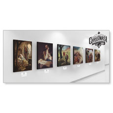 Story of Christmas Art Set Canvas Print