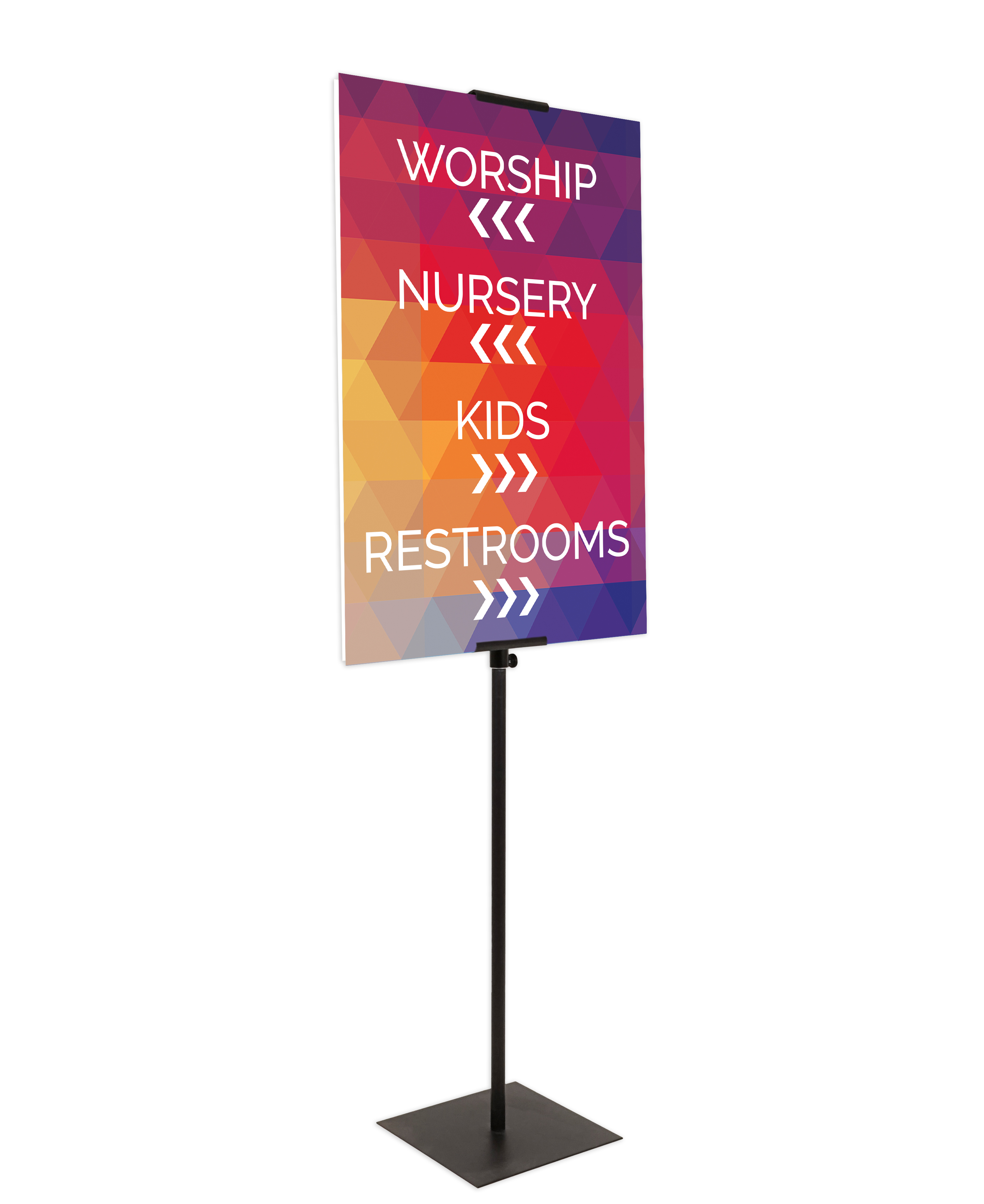 Rigid Signs, Directional, Aurora Lights Directional, 23 x 17.25 11