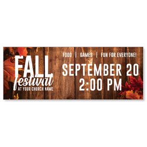 Rustic Fall Festival ImpactBanners