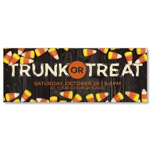 Trunk Or Treat Candy Corn ImpactBanners