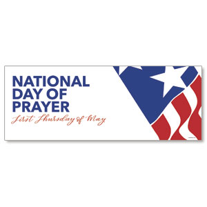 National Day of Prayer Logo Stock Outdoor Banners