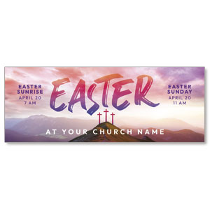 Easter Sunrise Events Crosses ImpactBanners