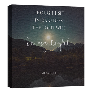 Lord Be My Light 24 x 24 Canvas Prints