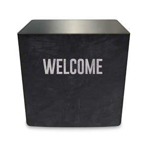 Slate Welcome Counter Sleeve Large Rectangle