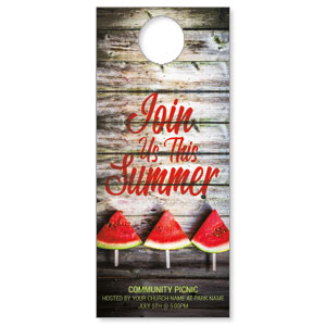 Summer Watermelon Events DoorHangers