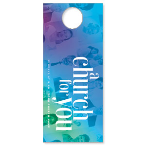 Church For You Color Wash DoorHangers