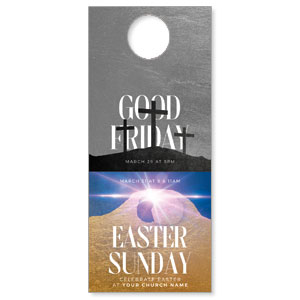 Good Friday Easter Sunday DoorHangers