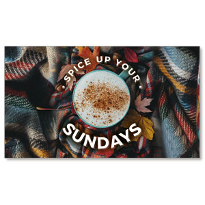 Spice Up Your Sunday Invite 2" x 3.5" Flat Invite