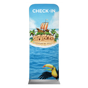 Shipwrecked Check In 2'7" x 6'7" Sleeve Banners