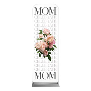 Celebrate Mom Flowers 2' x 6' Sleeve Banner