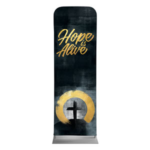 Hope Is Alive Gold 2' x 6' Sleeve Banner