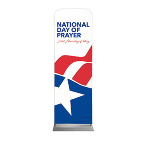 National Day of Prayer Logo 2' x 6' Sleeve Banner