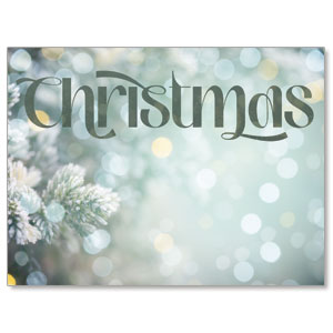 Christmas At Green Bokeh Jumbo Banners