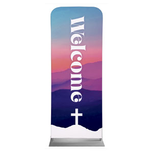 Easter At Mountains 2'7" x 6'7" Sleeve Banners