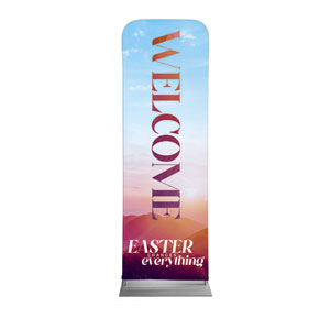 Easter Changes Everything Hills 2' x 6' Sleeve Banner