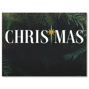 Green Pine Christmas Jumbo Banners