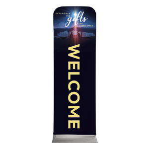 Experience the Gifts of Christmas 2' x 6' Sleeve Banner