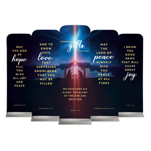 Experience the Gifts of Christmas Set 2' x 6' Sleeve Banner