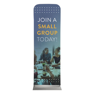 Becoming Christ Like Disciples Small Group 2' x 6' Sleeve Banner