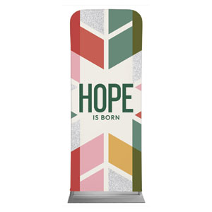 Snowflake Advent Hope 2'7" x 6'7" Sleeve Banners