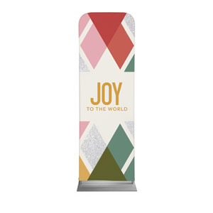 Snowflake Advent Joy 2' x 6' Sleeve Banner