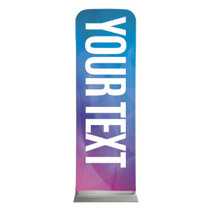 Bright Gradient Your Text 2' x 6' Sleeve Banner