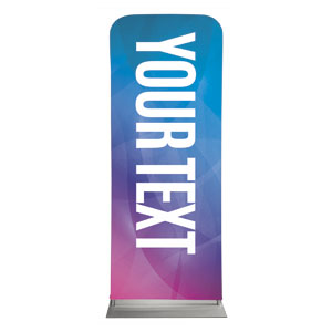 Bright Gradient Your Text 2'7" x 6'7" Sleeve Banners