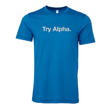 Try Alpha Good News T-shirt Medium 