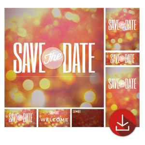 Save the Date Church Graphic Bundles