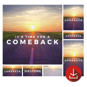 Comeback Sunrise Church Graphic Bundles