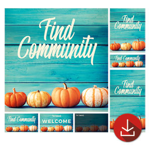 Find Community Pumpkins Church Graphic Bundles