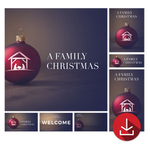 You're Invited Family Christmas Church Graphic Bundles