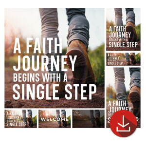 Journey Step Church Graphic Bundles