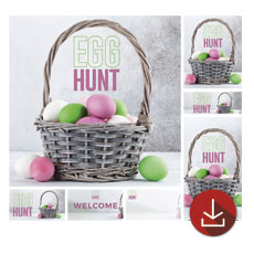 Egg Hunt Basket 