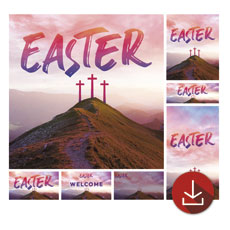 Easter Sunrise Events Crosses 