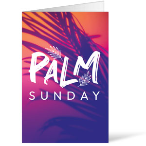 Palm Sunday Purple Bulletins 8.5 x 11