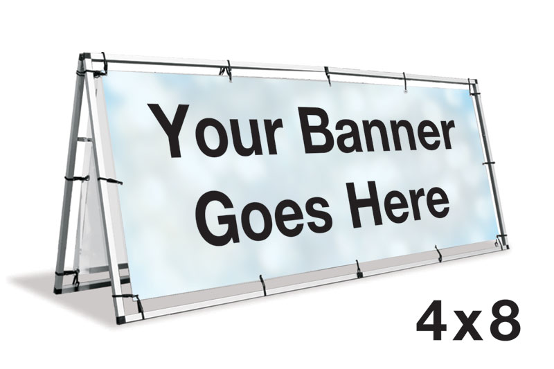 Displays & Stands, A-Frame Banner Stand - 4x8 , 4' x 8'