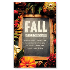 Fall Events Chalkboard 