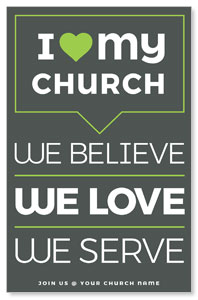 ILMC Believe Love Serve 4/4 ImpactCards