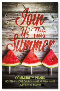 Summer Watermelon Events Medium InviteCards