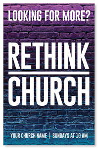 Rethink Church Bricks Medium InviteCards