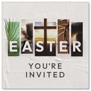 Easter Season Images Invite 2.5" x 2.5" Small Square